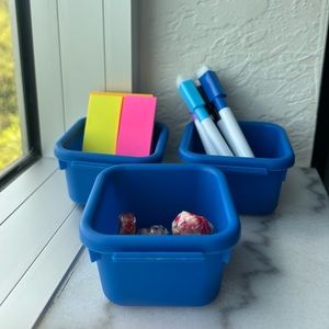 Blue Mini Storage Containers